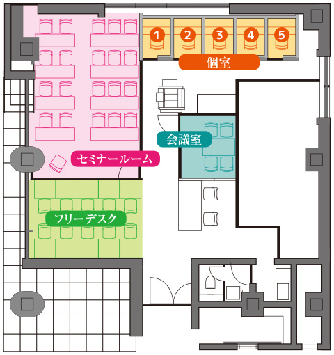 銀座のレンタルオフィス 銀座アントレサロン 銀座駅徒歩5分