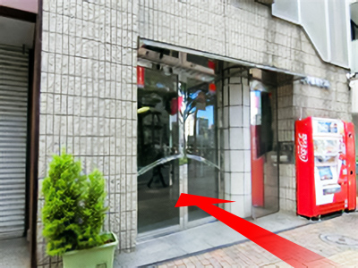 JR恵比寿駅からのルート 道順5の写真