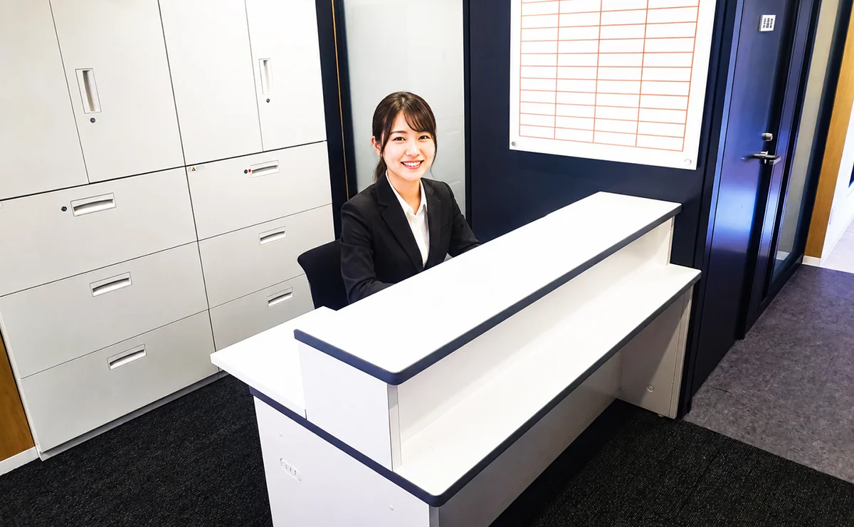 浜松町アントレサロンの受付・エントランス