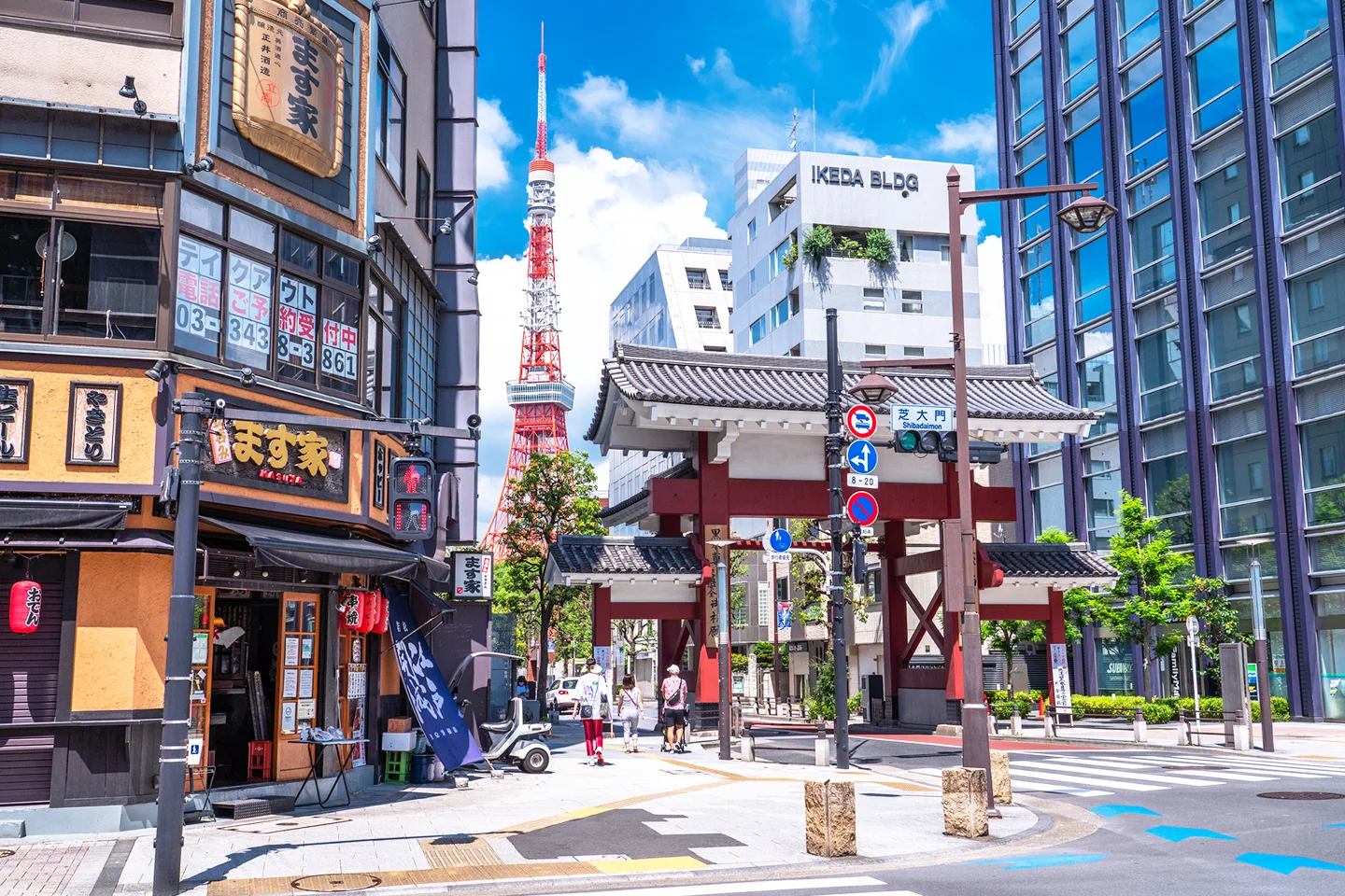 浜松町駅周辺の街並み