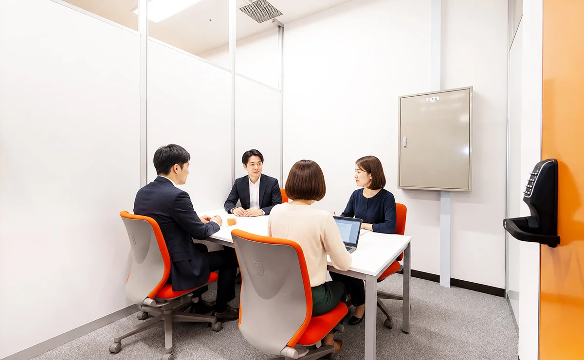 西新宿アントレサロンの会議室