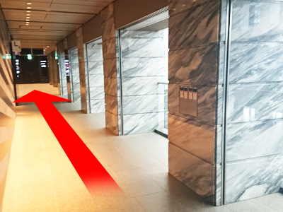 都庁前駅からのルート 道順7の写真