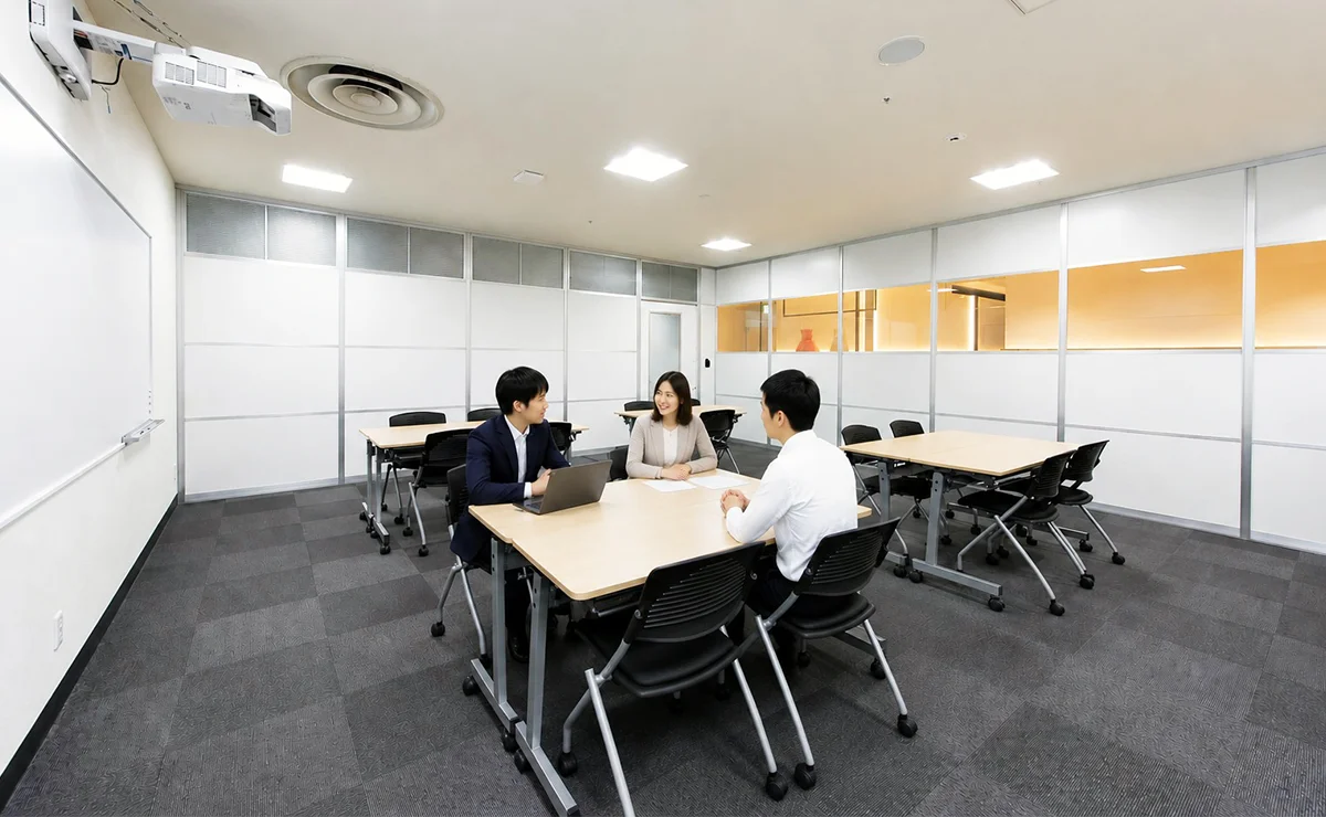 大宮西口アントレサロンの会議エリア