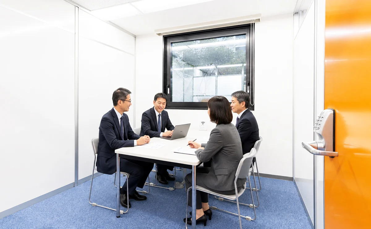 渋谷宮益坂アントレサロンの会議室