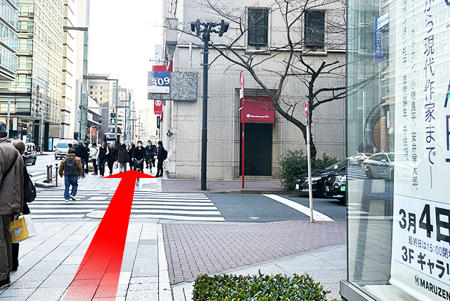 東京アントレサロンへの道順3の写真
