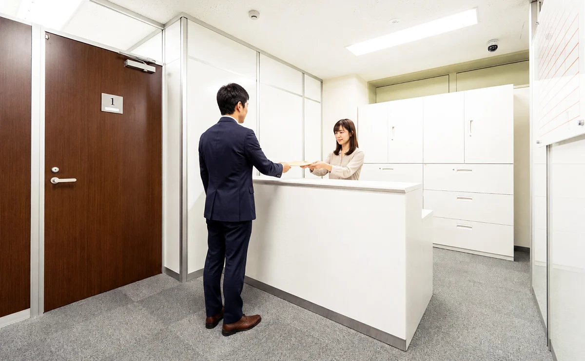 虎ノ門アントレサロンの郵便受取